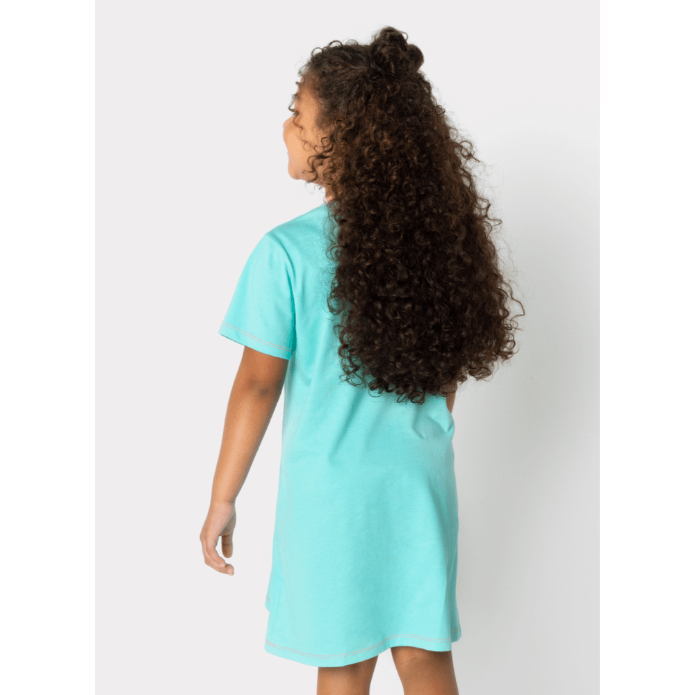 Camisola Manga Curta Algodão Menina Vaca Summer - 3