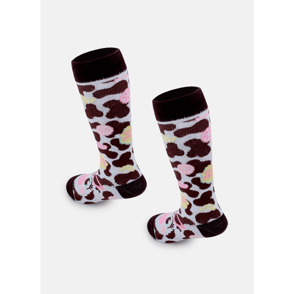 Meia Cano 3/4 Bebê Menina Vaca Summer - 3