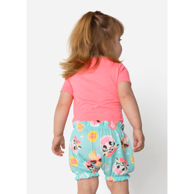 Pijama Manga Curta Viscolycra Bebê Menina Vaca Summer