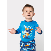 Pijama Manga Longa Viscolycra Bebê Menino Tubarão Futevôlei - 2