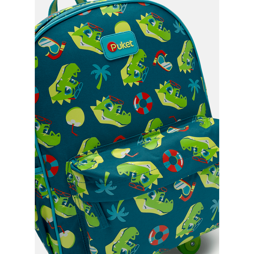 Mochila com Rodinha Média Jacaré Relax - 2