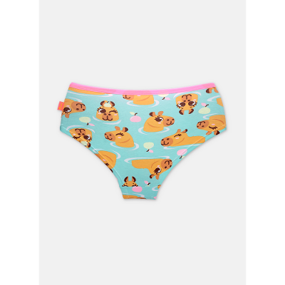 Calcinha Caleçon Algodão Menina Teen Capy Bora