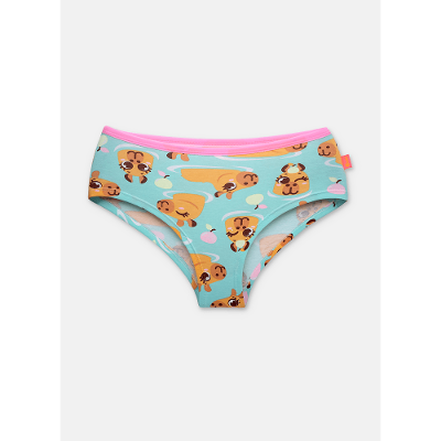 Calcinha Caleçon Algodão Menina Teen Capy Bora