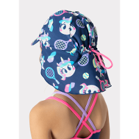 Chapéu Com Proteção Solar Menina Unicórnio Tênis - 4