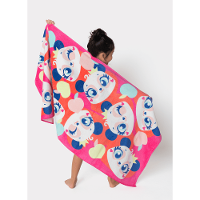Toalha de Praia Menina Panda Romântico - 2
