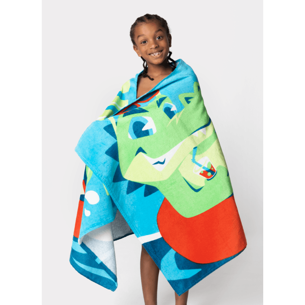 Toalha de Praia Menino Jacaré Relax - 1