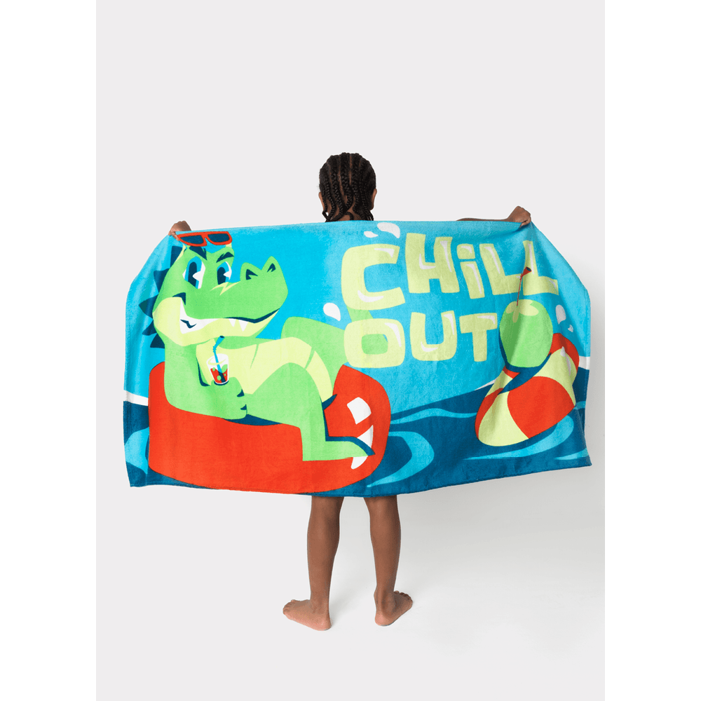 Toalha de Praia Menino Jacaré Relax - 3