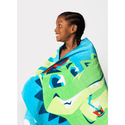 Toalha de Praia Menino Jacaré Relax