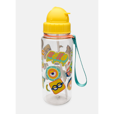 Garrafa com Canudo Minions