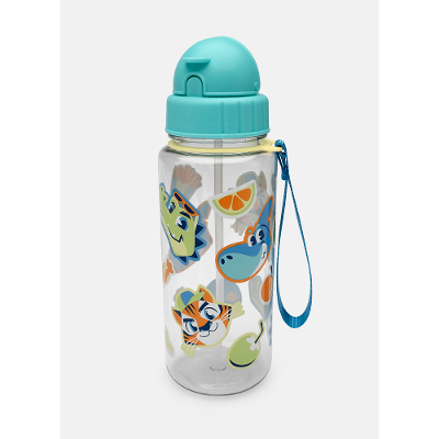 Garrafa com Canudo Multibichos