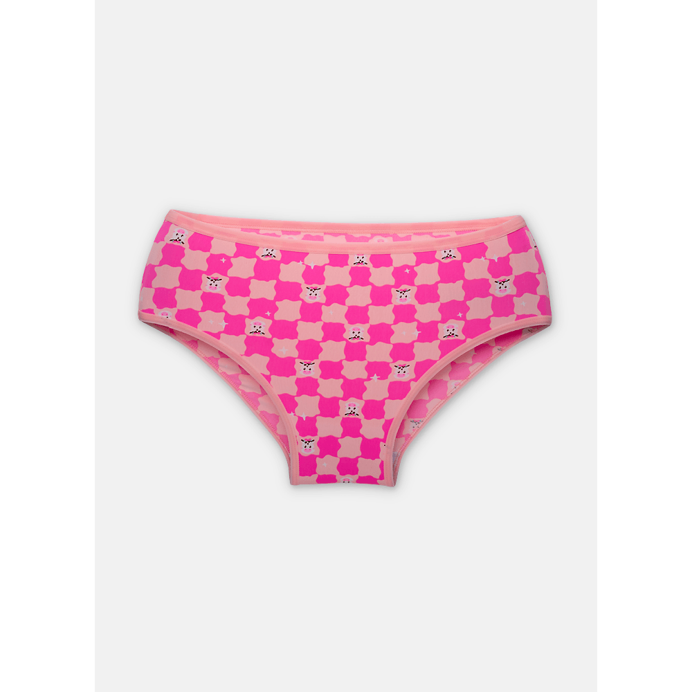 Calcinha Boneca Microfibra Feminina Vaca Summer - 1