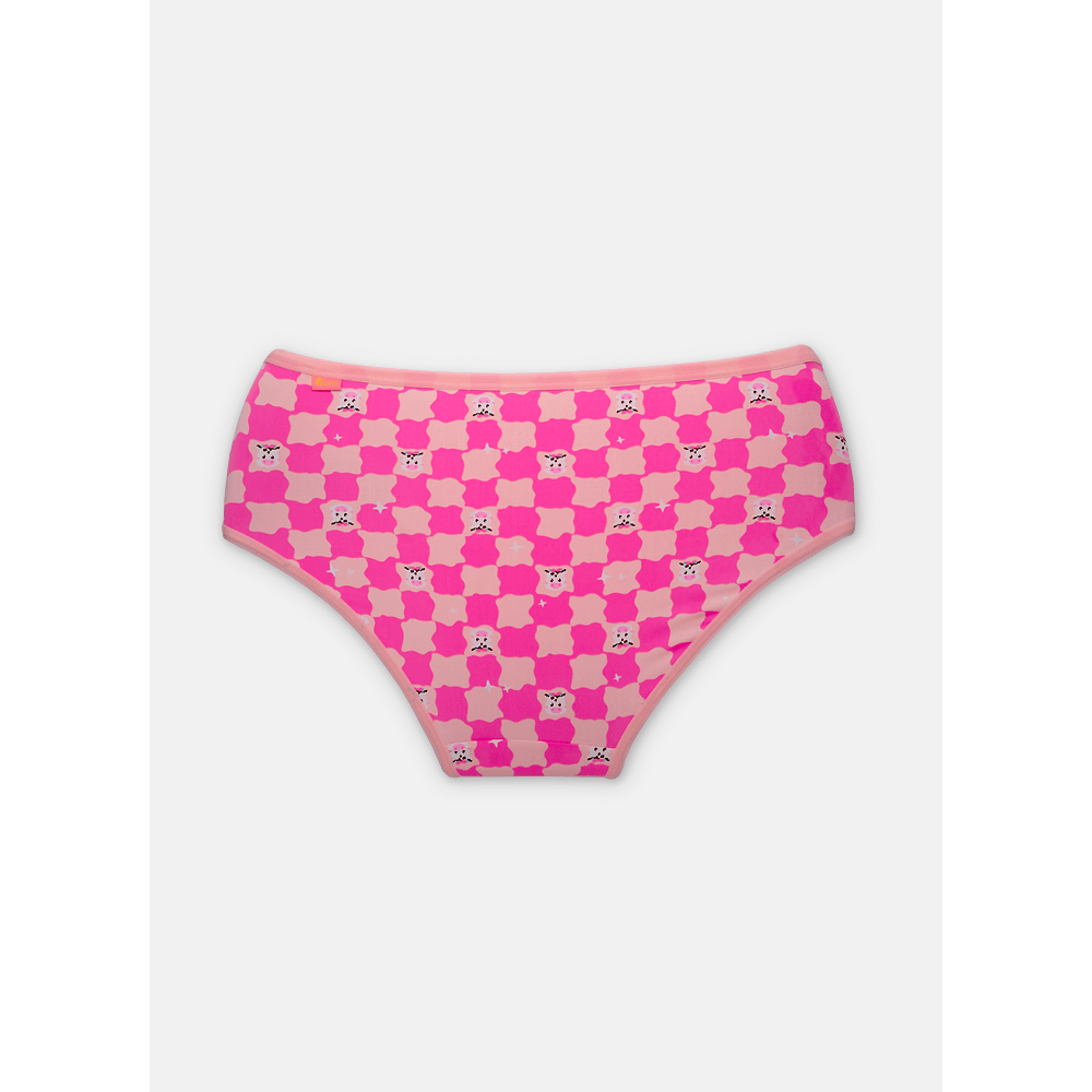 Calcinha Boneca Microfibra Feminina Vaca Summer - 2