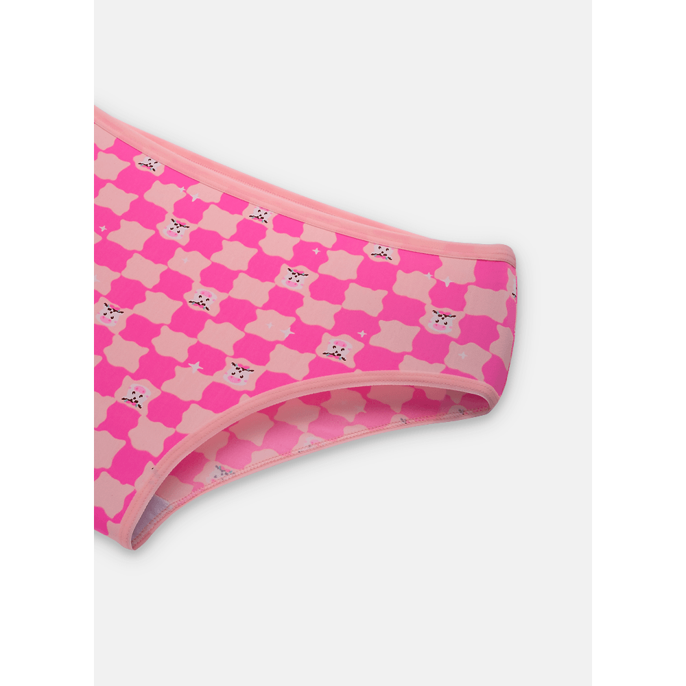 Calcinha Boneca Microfibra Feminina Vaca Summer - 3