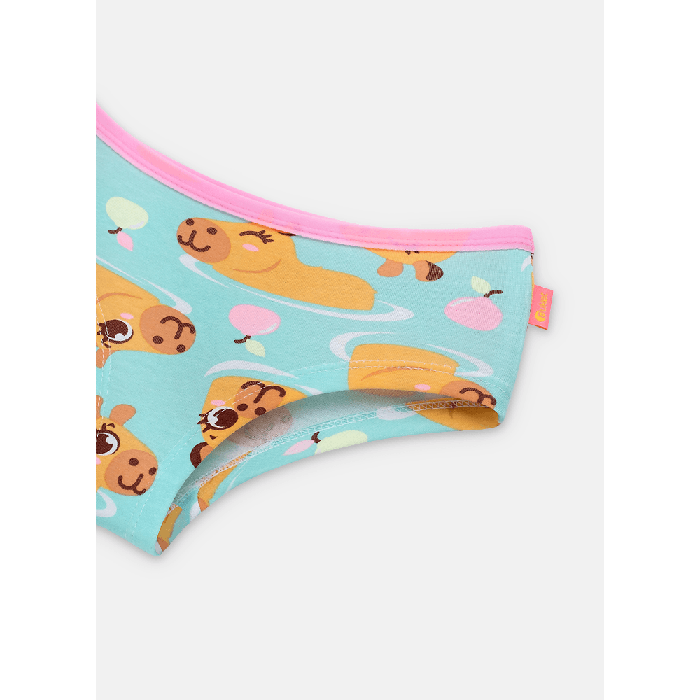 Calcinha Caleçon Algodão Menina Capy Bora - 3