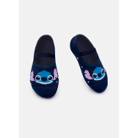 Meia Sapatilha Antiderrapante Bebê Unissex Stitch - 1