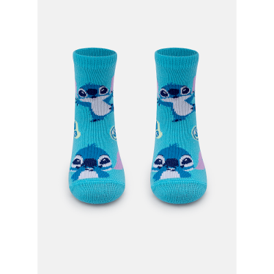 Meia Soquete Bebê Unissex Stitch