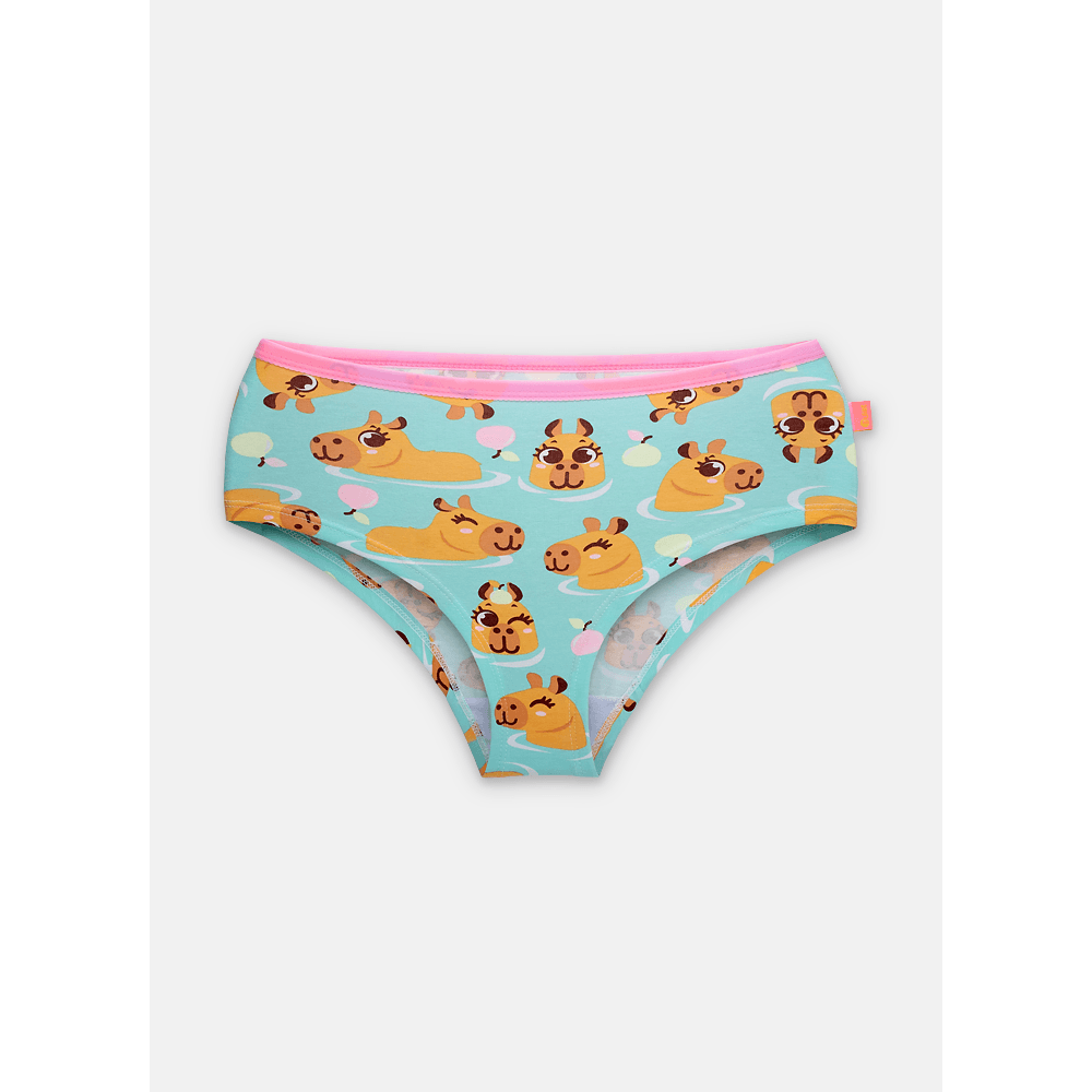 Calcinha Caleçon Algodão Feminina Capy Bora - 1