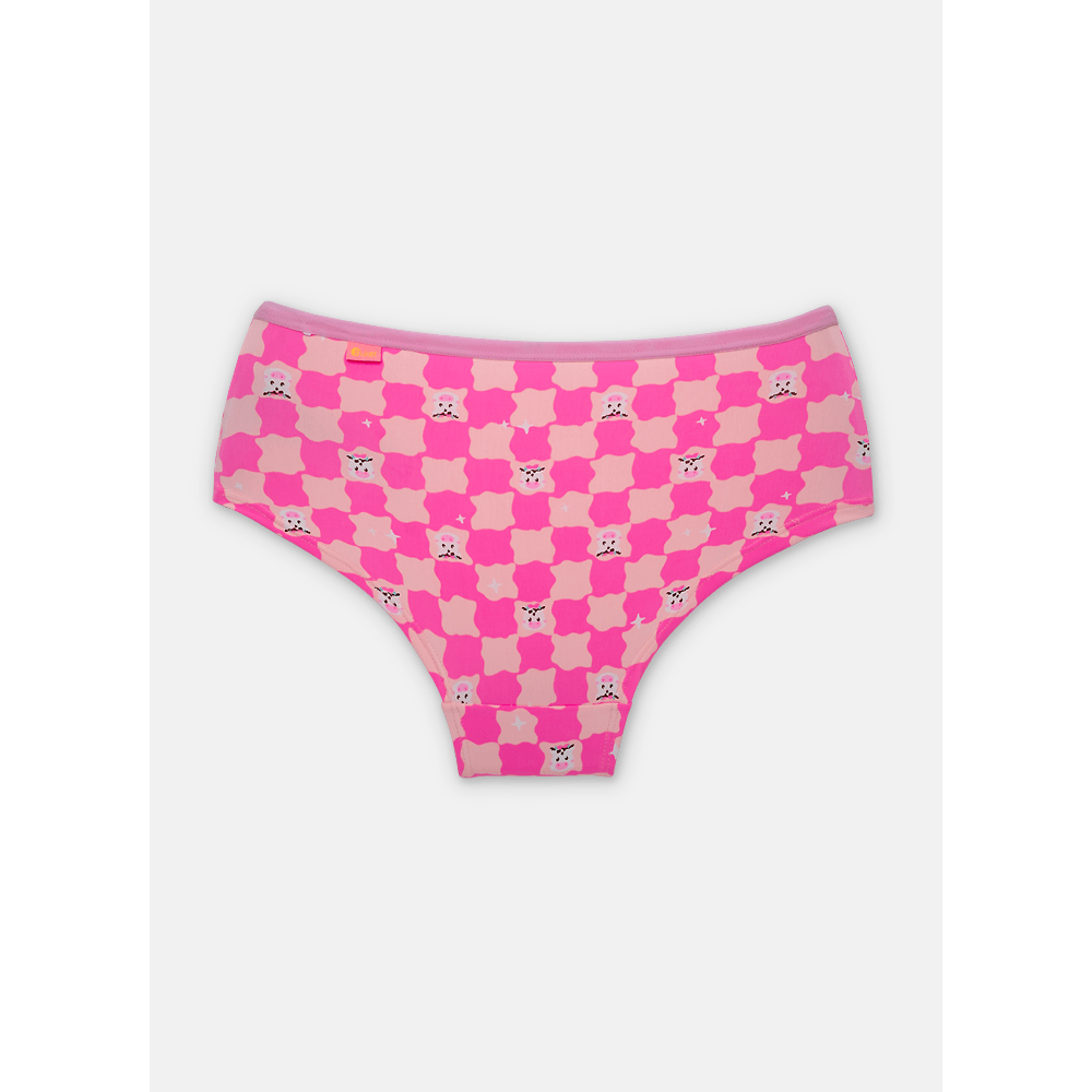 Calcinha Caleçon Microfibra Menina Teen Vaca Summer - 2