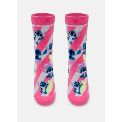 Meia Soquete Feminina Stitch