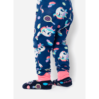 Pijama Manga Longa Viscolycra Bebê Menina Unicórnio Tênis - 4