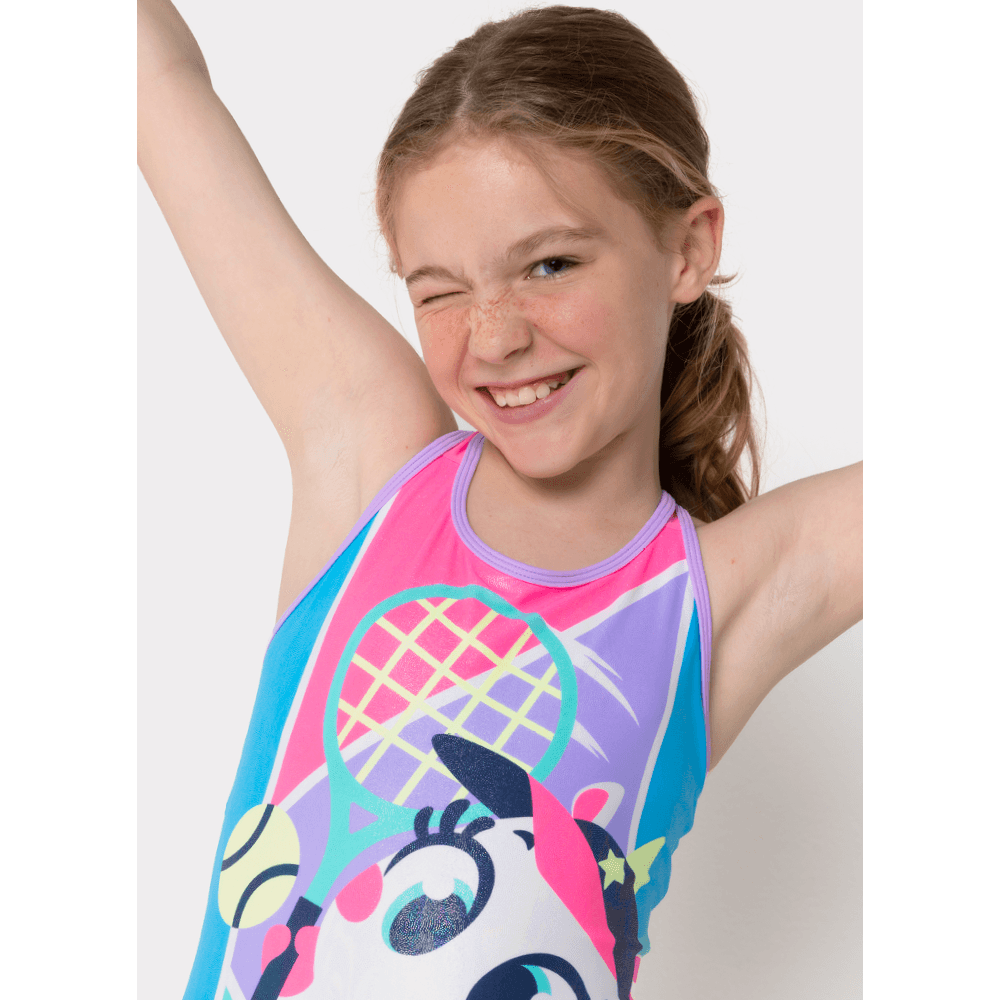 Maio Com Proteção Solar Menina Teen Unicórnio Tênis - 2