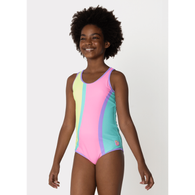 Maio Com Proteção Solar Menina Teen Colorful