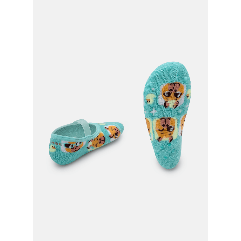 Meia Sapatilha Antiderrapante Bebê Unissex Capy Bora - 2