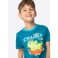 Pijama Manga Curta Algodão Menino Jacaré Relax - 2