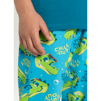 Pijama Manga Curta Algodão Menino Jacaré Relax - 3