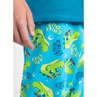 Pijama Manga Curta Algodão Menino Teen Jacaré Relax - 4