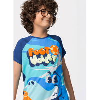 Pijama Manga Curta Viscolycra Menino Teen Tubarão Futevôlei - 2