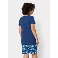 Pijama Manga Curta Viscolycra Menino Teen Tubarão Futevôlei - 3