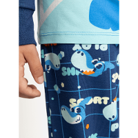 Pijama Manga Longa Viscolycra Menino Tubarão Futevôlei - 3