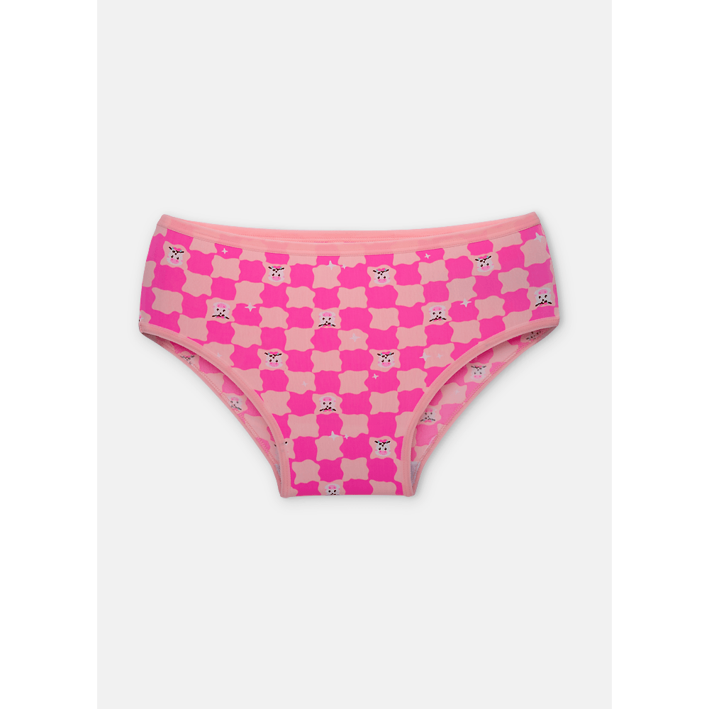 Calcinha Boneca Microfibra Menina Teen Vaca Summer - 1