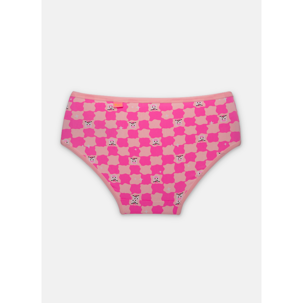 Calcinha Boneca Microfibra Menina Teen Vaca Summer - 2