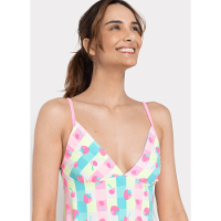 Camisola Regata Microfibra Feminina Morango - 3