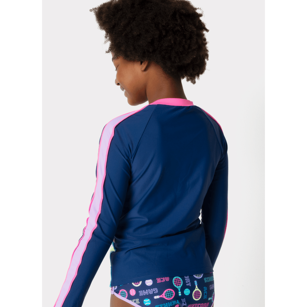 Camiseta Com Proteção Solar Menina Teen Unicórnio Tênis - 3