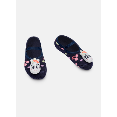 Meia Sapatilha Bebê Menina Unicórnio Cherry