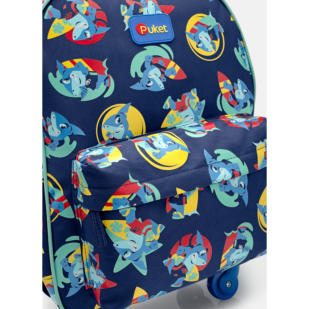 Mochila com Rodinha Média Tubarão Aloha - 2
