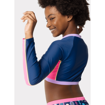 Conjunto Cropped e Calcinha Menina Teen Unicórnio Tênis