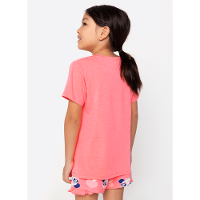 Pijama Manga Curta Viscolycra Menina Panda Romântico - 4