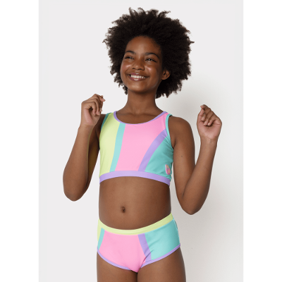 Biquíni Menina Teen Colorful