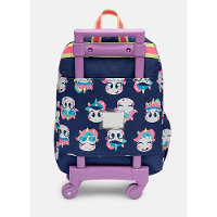 Mochila com Rodinha Média Unicórnio Tênis