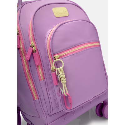 Mochila com Rodinha 360 Lilás