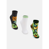 Kit com 3 meias Menino Teen Dino Trio - 2