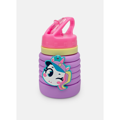 Garrafa Dobrável Unicórnio Tênis