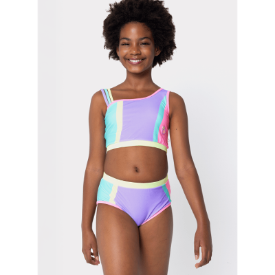 Biquíni com Proteção Solar Menina Teen Colorfull