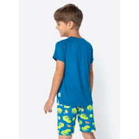 Pijama Manga Curta Viscolycra Menino Jacaré Relax - 4