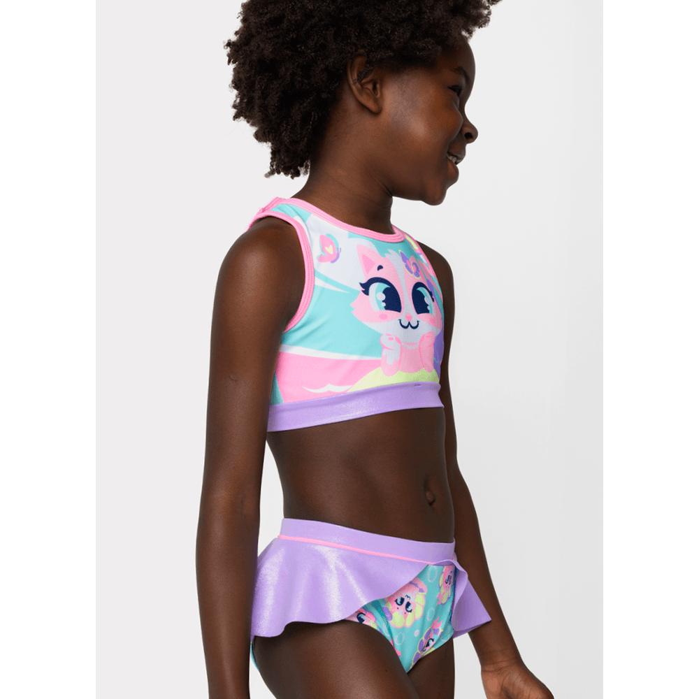 Biquini Menina Gata Sereia - 3