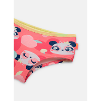 Calcinha Caleçon Algodão Menina Panda Romântico - 3